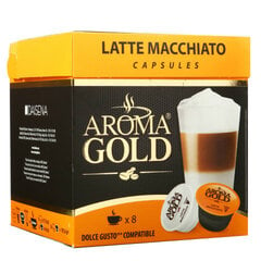 Aroma Gold Latte Macchiato kohvikapslid, 193,6 g hind ja info | Kohv, kakao | kaup24.ee