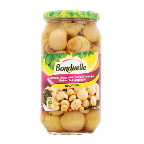 Marineeritud seened Bonduelle Traditsiooniline, 540g / 290g hind ja info | Hoidised, keedised, konservid | kaup24.ee