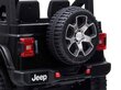 Jeep Wrangler Rubicon must, 12 volti hind ja info | Laste elektriautod | kaup24.ee