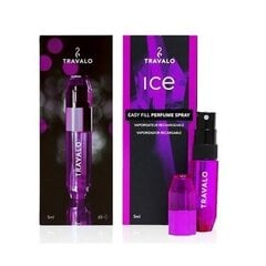 Täidetav parfüümipudel Travalo Ice Purple, 5 ml hind ja info | Naiste parfüümid | kaup24.ee