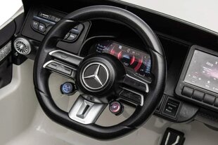 Elektriauto lastele Mercedes-Benz SL63 muusikamooduliga, valge hind ja info | Laste elektriautod | kaup24.ee