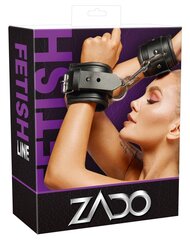 Nahast käerauad Zado, must hind ja info | BDSM ja fetish | kaup24.ee