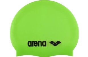 Ujumismüts Arena Classic Green silikoonist hind ja info | Ujumismütsid | kaup24.ee