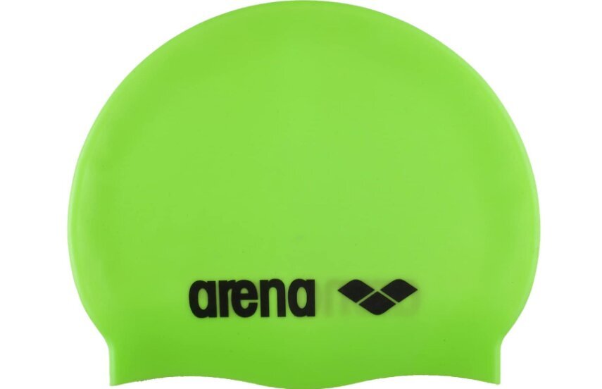 Ujumismüts Arena Classic Green silikoonist hind ja info | Ujumismütsid | kaup24.ee