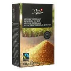 Сахар Dan Sukker Демерара, 500 г цена и информация | Кулинарные добавки | kaup24.ee