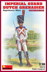 Liimitav mudel MiniArt 16018 Imperial Guard Dutch Grenadier Napoleonic War 1/16 hind ja info | Liimitavad mudelid | kaup24.ee