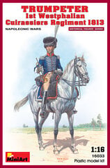 Liimitav mudel MiniArt 16033 TRUMPETER 1st Westphalian Cuirassiers Regiment 1813 1/16 цена и информация | Склеиваемые модели | kaup24.ee