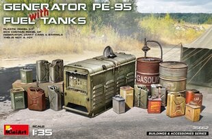 Liimitav mudel MiniArt 35662 Generator PE-95 with Fuel Tanks 1/35 hind ja info | Liimitavad mudelid | kaup24.ee