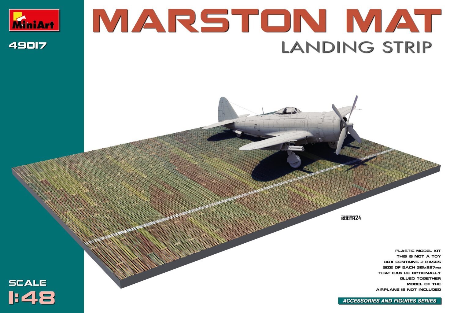 Liimitav mudel MiniArt 49017 Marston Mat Landing Strip 1/48 цена и информация | Liimitavad mudelid | kaup24.ee