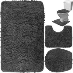 Комплект ковриков для ванной S56, серый цена и информация | Аксессуары для ванной комнаты | kaup24.ee