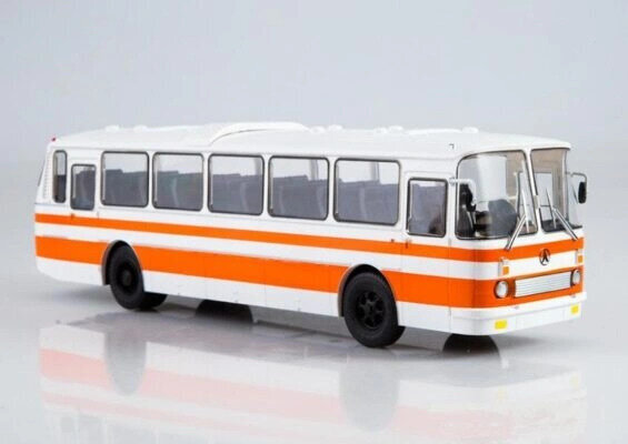 LAZ-699R 1978 White/Orange NA15 MODIMIO 1:43 hind ja info | Mudelautode kollektsioneerimine | kaup24.ee