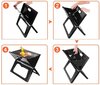 Kokkupandav grill Barbecue Garden Party, 44x28cm, must цена и информация | Grillid | kaup24.ee