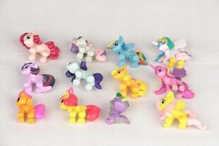 Figuurikomplekt My Little Pony, 12 tk hind ja info | Tüdrukute mänguasjad | kaup24.ee