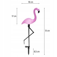 Aialambid päikesepatareidega Fluxar Flamingod, 3 tk hind ja info | Aia- ja õuevalgustid | kaup24.ee