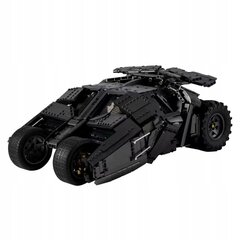 Kaugjuhitav Batmobile, must, 2830 tk hind ja info | Klotsid ja konstruktorid | kaup24.ee