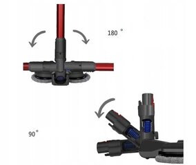 ЩЕТКА ДЛЯ ПОЛА С НАСАДКОЙ ДЛЯ ЭЛЕКТРИЧЕСКОЙ ШВАБРЫ, С DYSON V7 V8 V10 V11 V15 цена и информация | Аксессуары для пылесосов | kaup24.ee