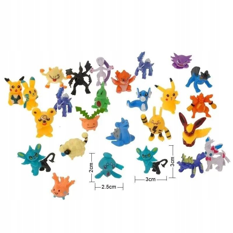 Figuurid Resteq Pokemon, 144 tk цена и информация | Fännitooted mänguritele | kaup24.ee