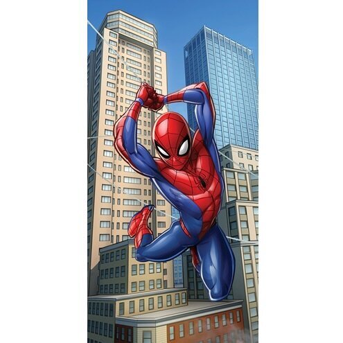 Lasterätik Spiderman 70x140cm hind ja info | Rätikud, saunalinad | kaup24.ee