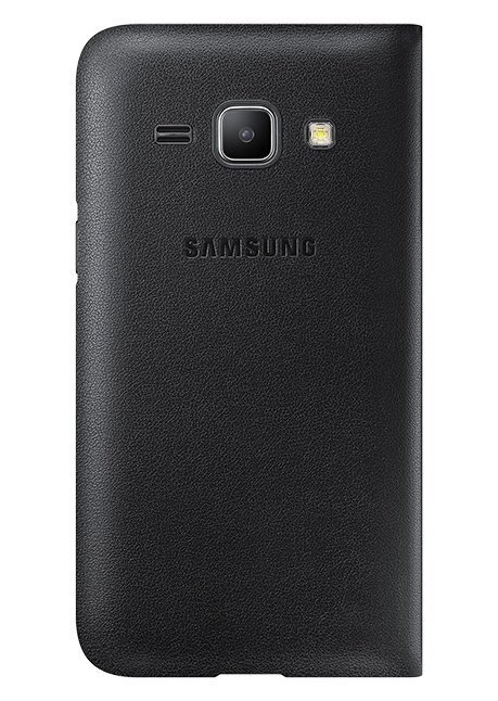 Kaitseümbris Flip Cover / Samsung Galaxy J1 (J100), must hind ja info | Telefoni kaaned, ümbrised | kaup24.ee