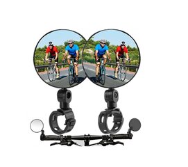 2 велосипедных зеркала, регулируемое на 360 градусов цена и информация | Другие аксессуары для велосипеда | kaup24.ee