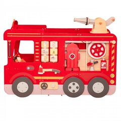Interaktiivne puidust Montessori tuletõrjeauto heliefektidega Viga hind ja info | Poiste mänguasjad | kaup24.ee
