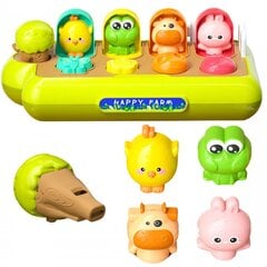 Развивающая игрушка всплывающие животные, желтый, WOOPIE цена и информация | Развивающие игрушки | kaup24.ee
