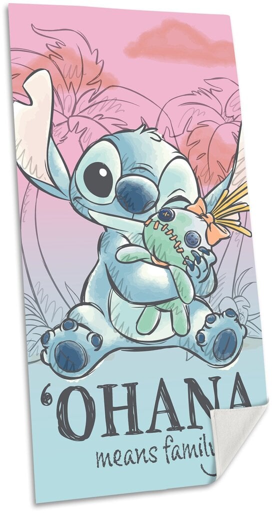 STITCH saunalina 70 x 140 cm hind ja info | Laste aksessuaarid | kaup24.ee