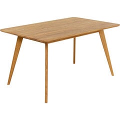 Стол Memo, коричневый, 140 x 90 cм цена и информация | Кухонные и обеденные столы | kaup24.ee