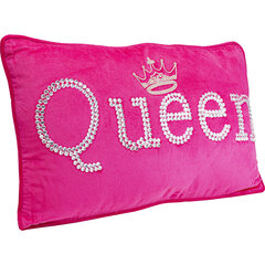 Dekoratiivpadi "Queen", roosa 35 x 60 cm hind ja info | Dekoratiivpadjad ja padjakatted | kaup24.ee