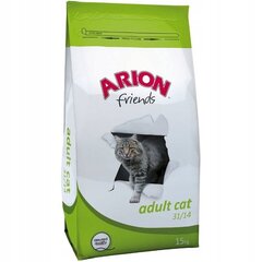 Arion Friends Adult kanaga, 15 kg hind ja info | Kuivtoit kassidele | kaup24.ee