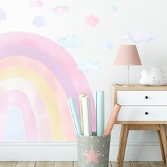 Pastelowe Love seinakleebis roosa vikerkaar hind ja info | Seinakleebised | kaup24.ee
