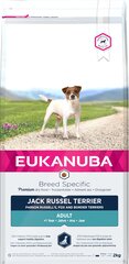 Eukanuba Breed Specific Jack Russell Terrier с курицей, 2 кг цена и информация |  Сухой корм для собак | kaup24.ee