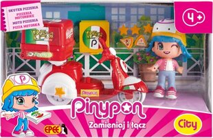 Nukk pizzeria töötaja PinyPon koos tarvikutega Epee, 16 tk hind ja info | Tüdrukute mänguasjad | kaup24.ee