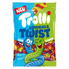 Kummikommid ussid Trolli Squiggle Twist, 175 g hind ja info | Maiustused | kaup24.ee