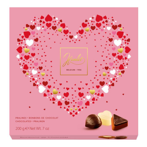 Šokolaadikommid roosa südamega, 200 g цена и информация | Maiustused | kaup24.ee