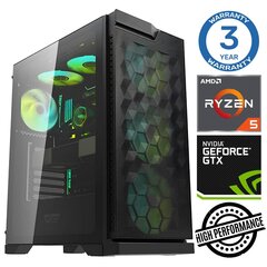 INTOP Ryzen 5 5600X 16GB 1TB SSD M.2 NVME GTX1650 4GB no-OS hind ja info | Lauaarvutid | kaup24.ee