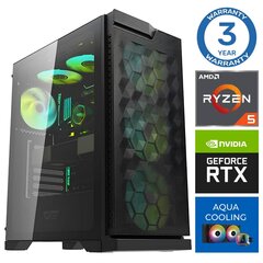 INTOP AQUA Ryzen 5 7600X 16GB DDR5 2TB SSD M.2 NVME+2TB RTX3060 12GB no-OS hind ja info | Lauaarvutid | kaup24.ee