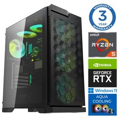 INTOP AQUA Ryzen 5 7600X 16GB DDR5 2TB SSD M.2 NVME RTX3060 12GB WIN11 hind ja info | Lauaarvutid | kaup24.ee