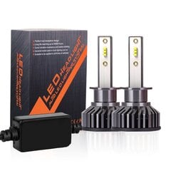 Mini Led-Lambid H1 Cps1860 20000Lm Saab 100W Tugevat цена и информация | Автомобильные лампочки | kaup24.ee