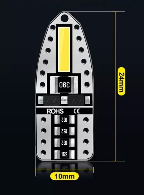 10x Led W5W T10 Xstorm Positsioonituled B.Power Canbus цена и информация | Autopirnid | kaup24.ee