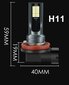 Led-Lambi H11 35W 3000Lm 12V hind ja info | Autopirnid | kaup24.ee