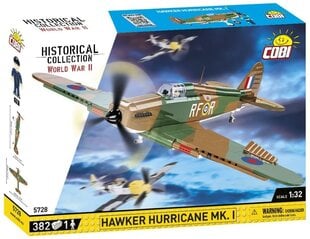 Konstruktor Cobi HC WWII Hawker Hurrican MK.I 5728, 382 tk hind ja info | Klotsid ja konstruktorid | kaup24.ee