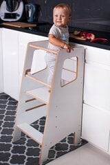 Lila Baby Кухня-башня МДФ BRM, белый цена и информация | Детские столы и стулья | kaup24.ee