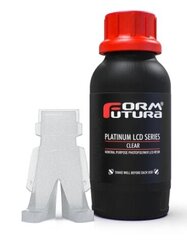 FormFutura Platinum LCD seeria 3D-printeri resiin 500ml, läbipaistev hind ja info | Printeritarvikud | kaup24.ee