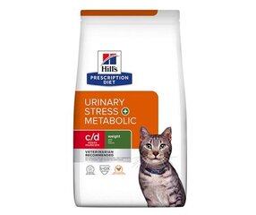 Hill's Prescription Diet C/D Urinary Stress + Metabolic для кошек, 3 кг цена и информация | Сухой корм для кошек | kaup24.ee