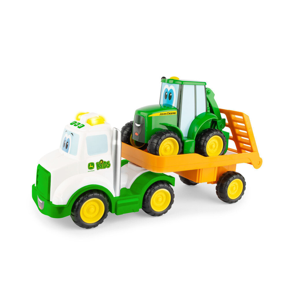 Puksiirauto koos Johnny Tomyga John Deere 47207 hind ja info | Poiste mänguasjad | kaup24.ee