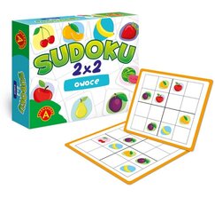 Sudoku mäng Aleksander 2x2 puuviljad 22865 hind ja info | Lauamängud ja mõistatused | kaup24.ee