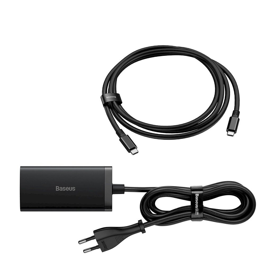 Võrgulaadija 2in1 Baseus CCGP1102011 Pro, HUB konverter, HDMI 4K 2x USB-C USB-A, must hind ja info | Mobiiltelefonide laadijad | kaup24.ee