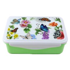 Коробка для завтрака Butterfly Meadows с зажимом цена и информация | Посуда для хранения еды | kaup24.ee