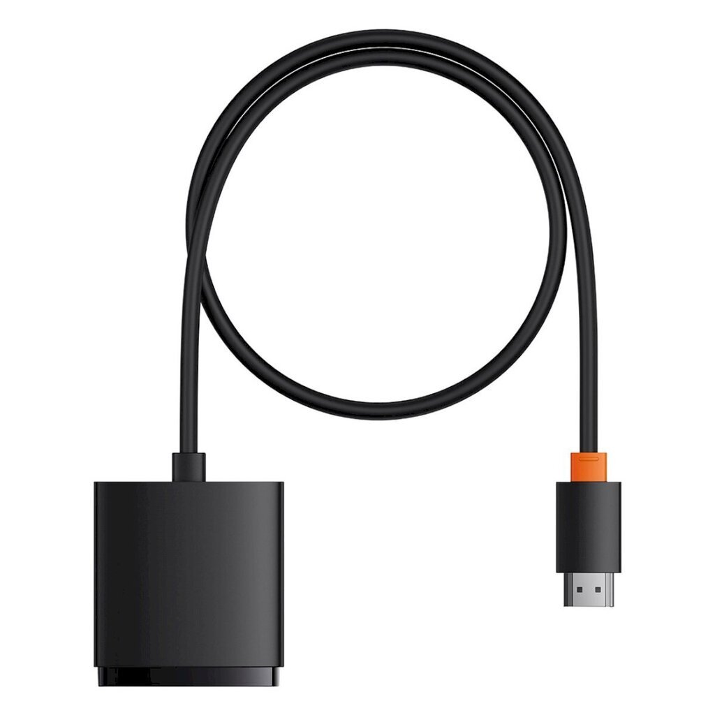 HDMI adapter jagaja, 2in1, Baseus B01331105111-001, 4K, 60Hz., kahesuunaline AirJoy, 1 m., must hind ja info | USB jagajad, adapterid | kaup24.ee